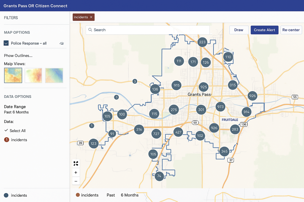 New Online Portal Offers Grants Pass Residents Insight into Local Crime Trends