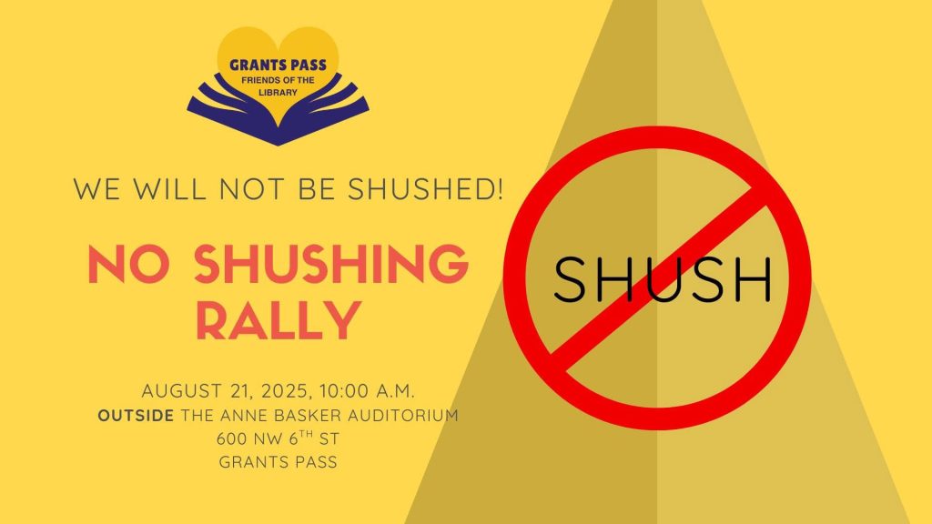 “No Shushing” Rally Planned Outside Josephine County Commissioners’ Meeting