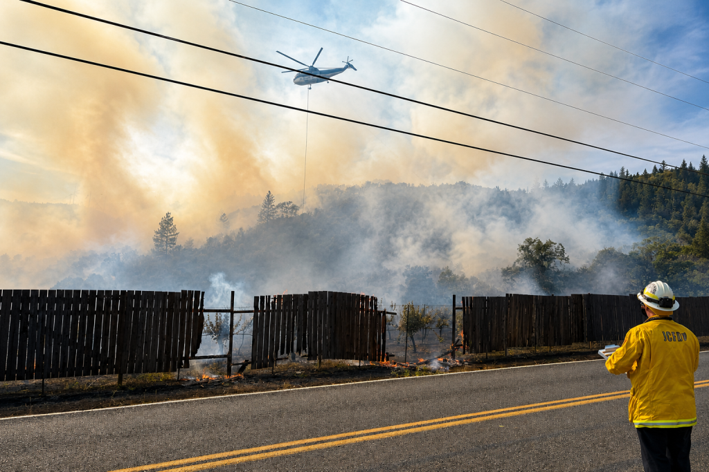 Jones Creek Fire Stopped at 17 Acres After Prompt Response West of Grants Pass