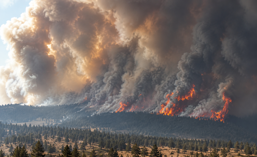 Austin Fire Expands Across Mount Hood Forest as Crews Confront Steep Terrain and Zero Containment