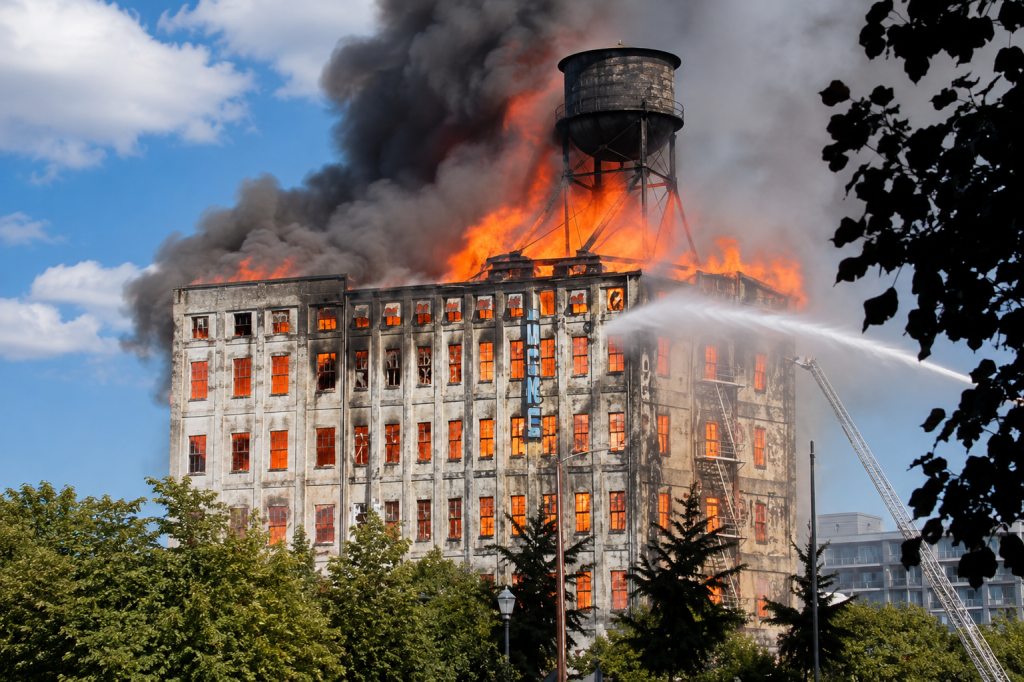 Centennial Mills Fire Deepens Into Complex Public Safety, Rail and Recovery Crisis in Portland