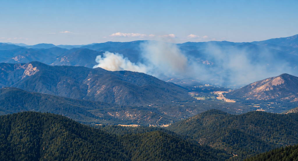 Fielder Mountain Fire Surges Above Rogue River as Crews Battle Wind, Steep Terrain and Spotting