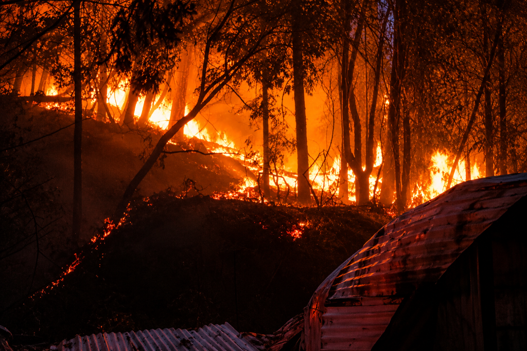 Early Morning Fire on Happy Camp Road Spreads Into Wildland Before Crews Gain Control