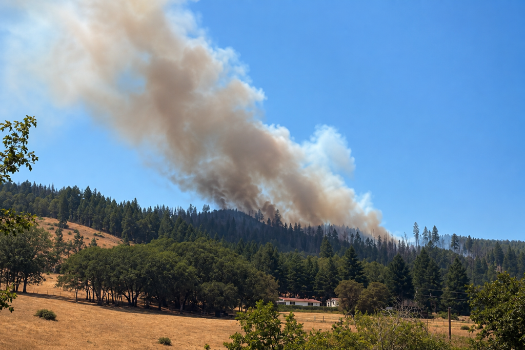 Woodrat Mountain Fire Grows to 30 Acres as Crews Mount Air and Ground Assault Near Jacksonville