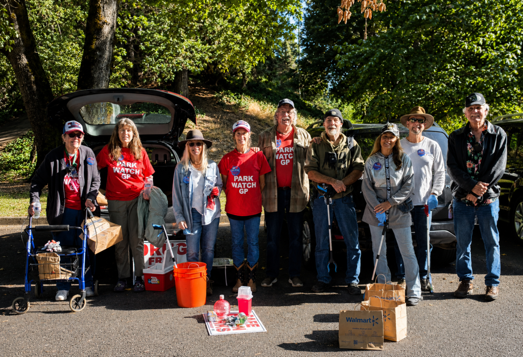 Park Volunteers Haul Mattress, Wet Blankets and Drug Debris From Riverfront